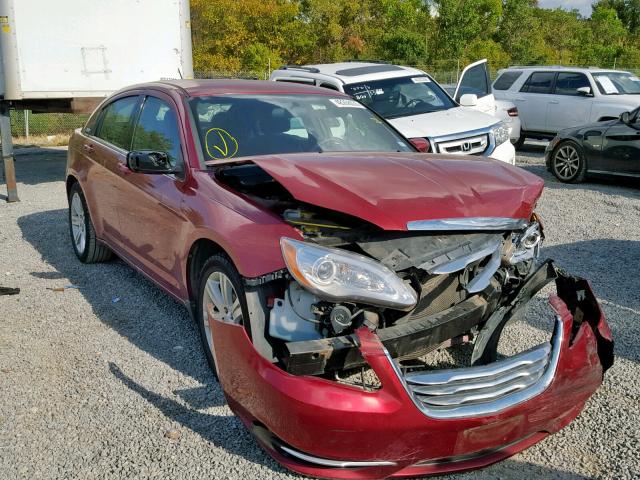 1C3CCBAB0DN733033 - 2013 CHRYSLER 200 LX BURGUNDY photo 1