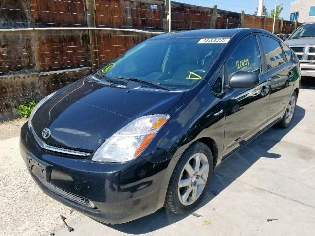 JTDKB20U377581660 - 2007 TOYOTA PRIUS BLACK photo 2