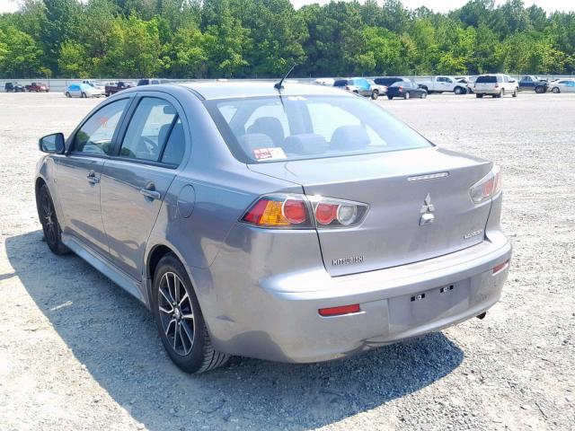 JA32U2FU1HU000756 - 2017 MITSUBISHI LANCER ES GRAY photo 3