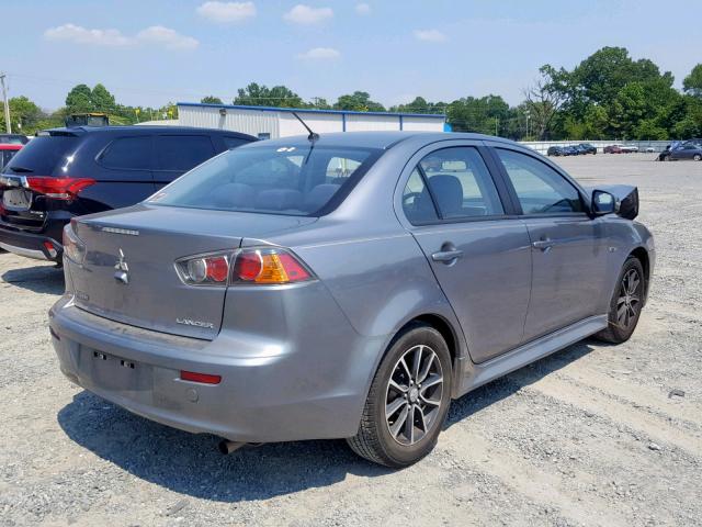 JA32U2FU1HU000756 - 2017 MITSUBISHI LANCER ES GRAY photo 4