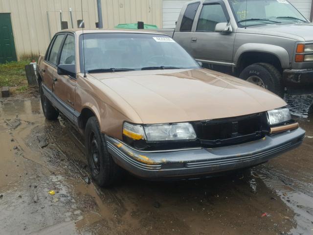 1G2NE54U6KC678128 - 1989 PONTIAC GRAND AM L TAN photo 1