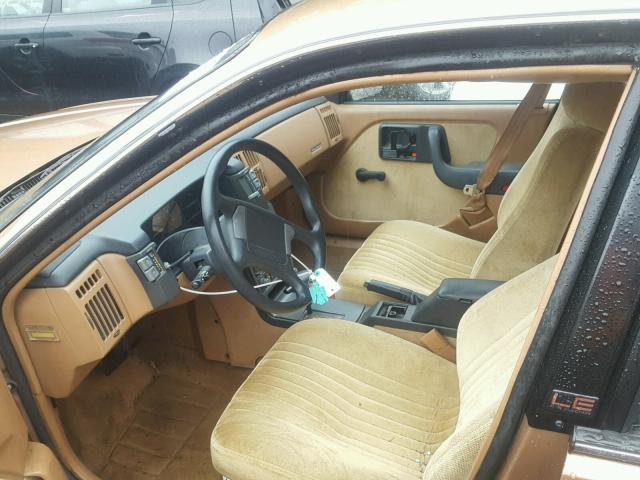 1G2NE54U6KC678128 - 1989 PONTIAC GRAND AM L TAN photo 5