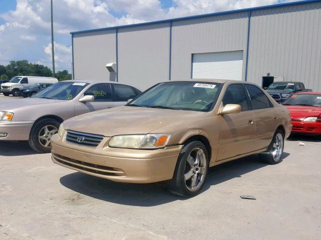 4T1BG28K81U780180 - 2001 TOYOTA CAMRY CE TAN photo 2