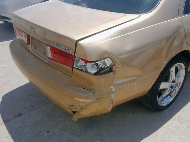 4T1BG28K81U780180 - 2001 TOYOTA CAMRY CE TAN photo 9