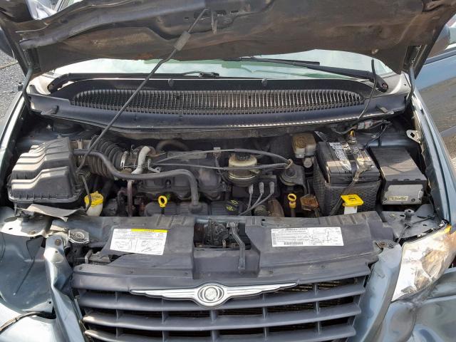 1A4GJ45R17B155823 - 2007 CHRYSLER TOWN & COU GREEN photo 7