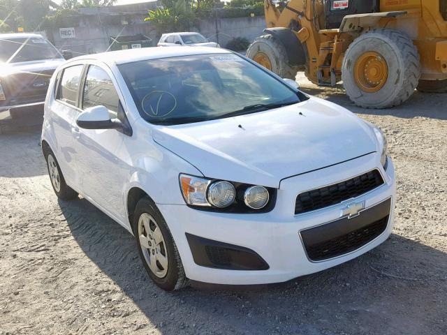 1G1JA6SH7D4185176 - 2013 CHEVROLET SONIC LS WHITE photo 1