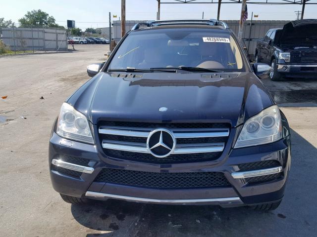 4JGBF2FE2AA582079 - 2010 MERCEDES-BENZ GL 350 BLU BLUE photo 9