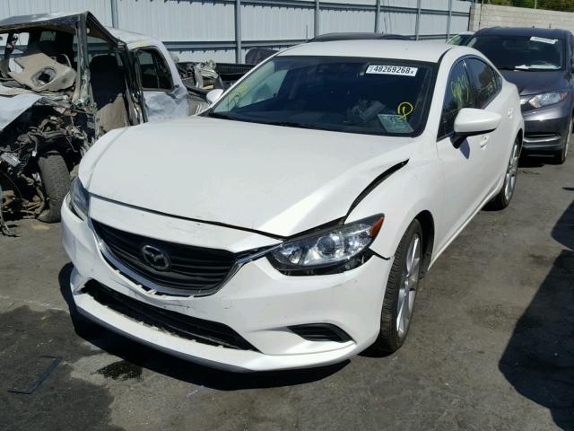 JM1GJ1T58E1102091 - 2014 MAZDA 6 TOURING WHITE photo 2