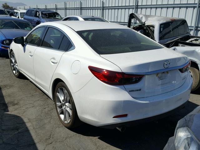 JM1GJ1T58E1102091 - 2014 MAZDA 6 TOURING WHITE photo 3