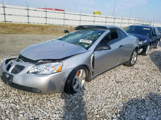 1G2ZH361274186326 - 2007 PONTIAC G6 GT GRAY photo 2