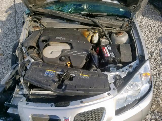 1G2ZH361274186326 - 2007 PONTIAC G6 GT GRAY photo 7