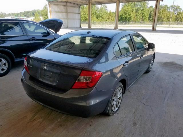 2HGFB2F98CH517599 - 2012 HONDA CIVIC EXL 银色 照片 4