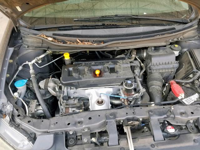 2HGFB2F98CH517599 - 2012 HONDA CIVIC EXL 银色 照片 7