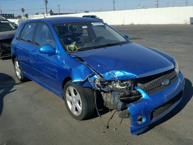 KNAFE162175005695 - 2007 KIA SPECTRA5 S BLUE photo 1