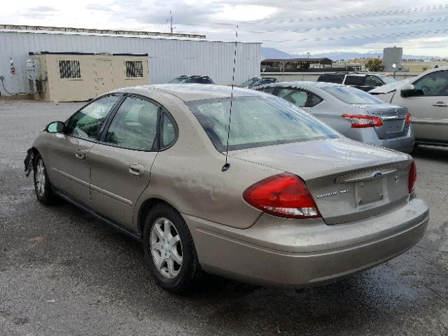 1FAFP56U96A206696 - 2006 FORD TAURUS SEL TAN photo 3