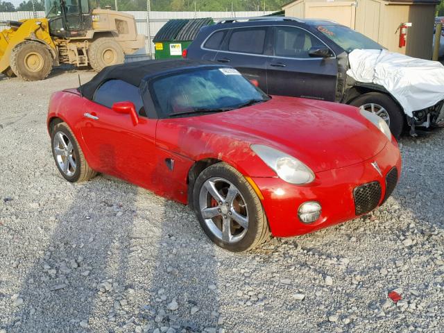 1G2MB35B26Y114054 - 2006 PONTIAC SOLSTICE RED photo 1