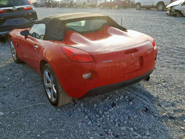 1G2MB35B26Y114054 - 2006 PONTIAC SOLSTICE RED photo 3