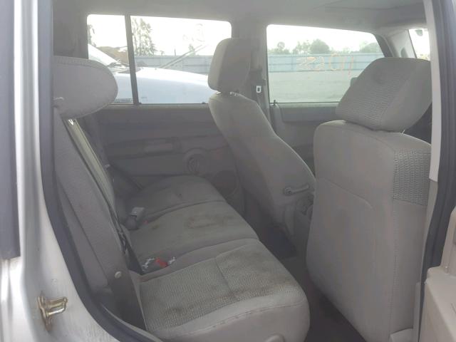 1J8HH48K06C367179 - 2006 JEEP COMMANDER GOLD photo 6