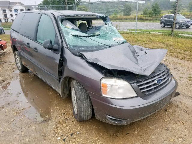 2FMZA51666BA44687 - 2006 FORD FREESTAR S GRAY photo 1