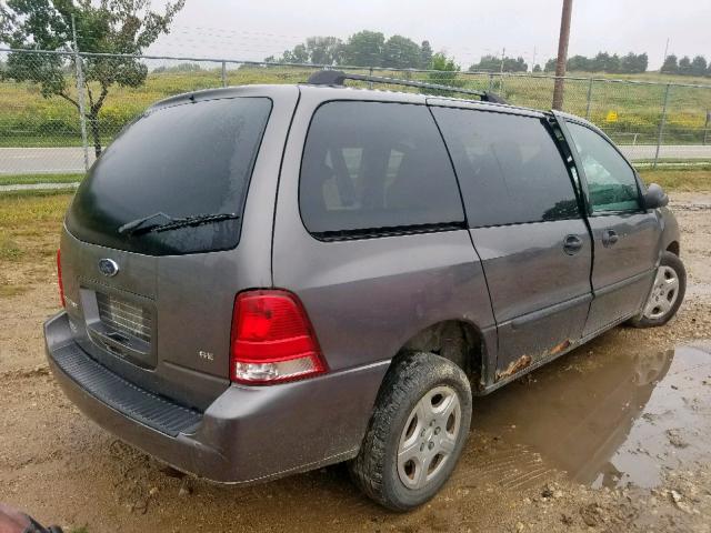 2FMZA51666BA44687 - 2006 FORD FREESTAR S GRAY photo 4