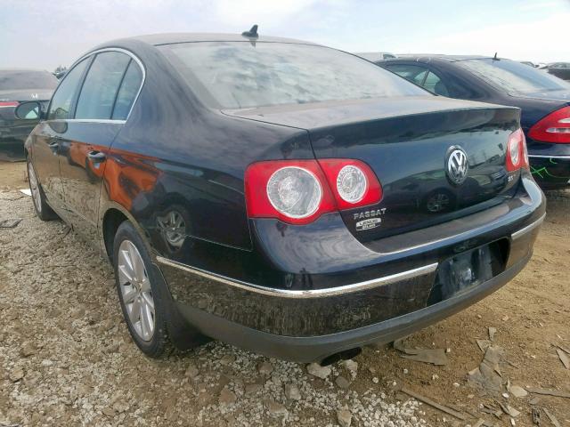 WVWJK7AN4AE076715 - 2010 VOLKSWAGEN PASSAT KOM BLACK photo 3