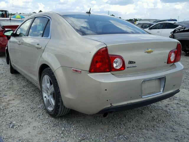 1G1ZH57B994252851 - 2009 CHEVROLET MALIBU 1LT 金色 照片 3