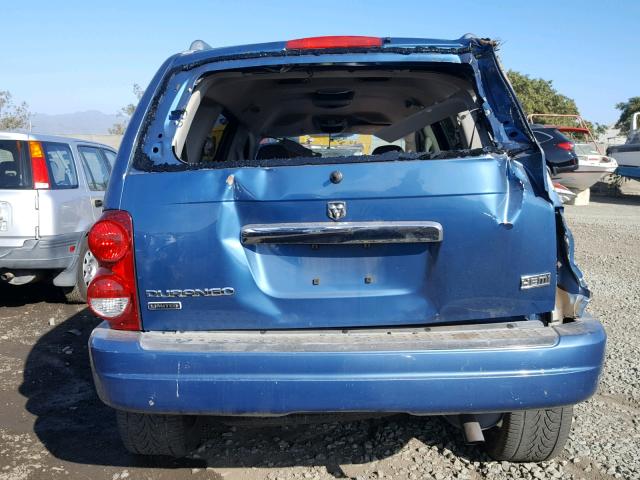 1D4HD58D04F196958 - 2004 DODGE DURANGO LI BLUE photo 10