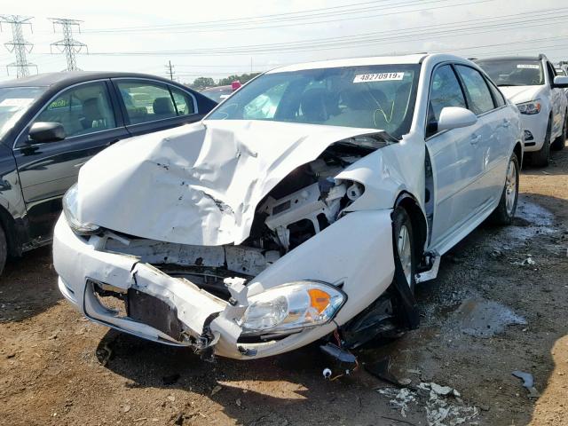 2G1WB5E30F1137014 - 2015 CHEVROLET IMPALA LIM WHITE photo 2