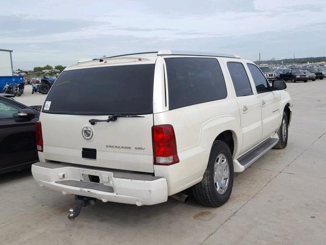 3GYFK66N93G213677 - 2003 CADILLAC ESCALADE E WHITE photo 4