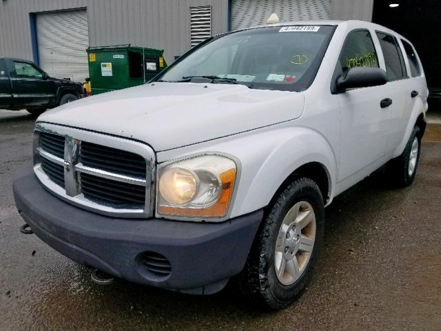 1D4HB38N64F127257 - 2004 DODGE DURANGO ST WHITE photo 2