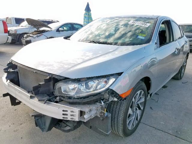 19XFC2F77HE047157 - 2017 HONDA CIVIC EX SILVER photo 2