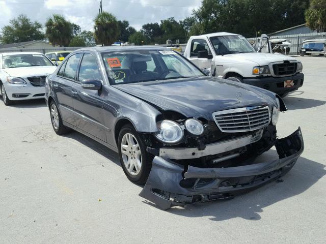 WDBUF56J26A768383 - 2006 MERCEDES-BENZ E 350 CHARCOAL photo 1