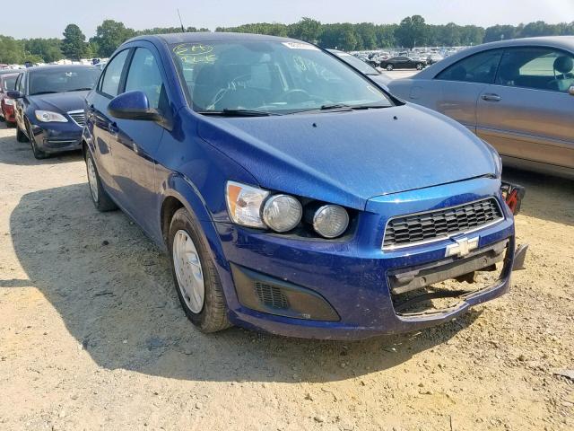 1G1JA5SH7D4133752 - 2013 CHEVROLET SONIC LS BLUE photo 1