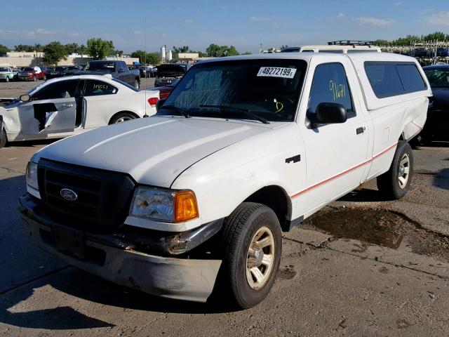 1FTYR10U14PA71240 - 2004 FORD RANGER WHITE photo 2