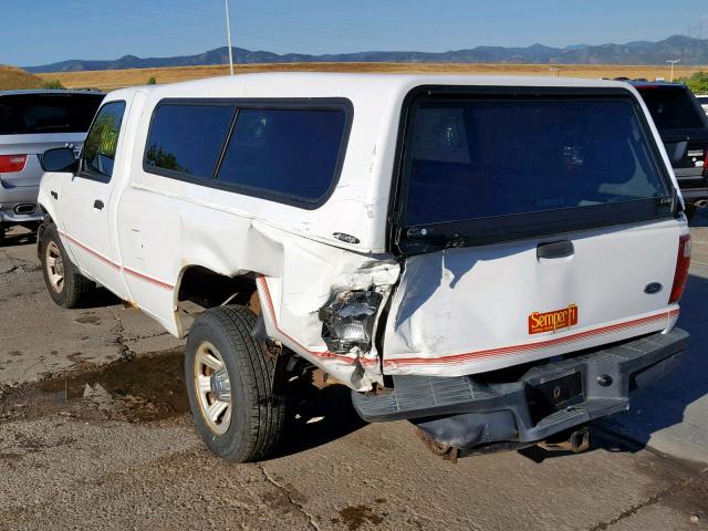 1FTYR10U14PA71240 - 2004 FORD RANGER WHITE photo 3