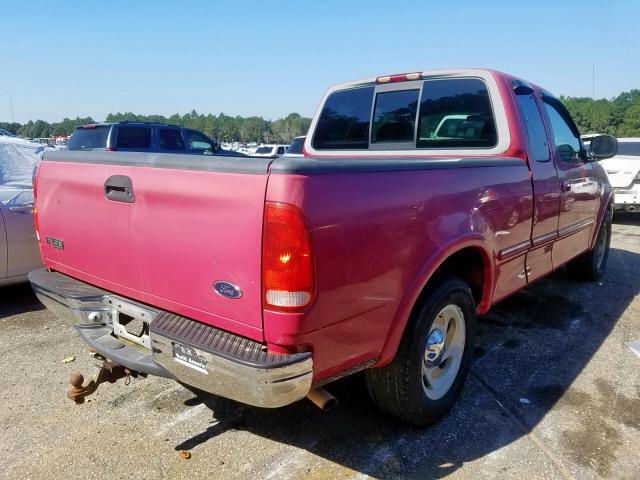 1FTZX176XWNB52317 - 1998 FORD F150 RED photo 4