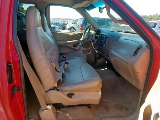 1FTZX176XWNB52317 - 1998 FORD F150 RED photo 5