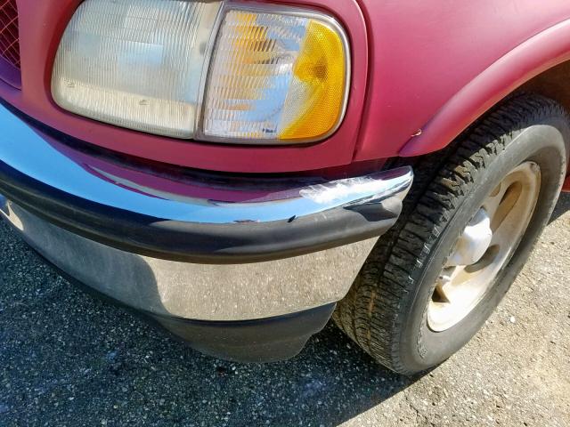 1FTZX176XWNB52317 - 1998 FORD F150 RED photo 9