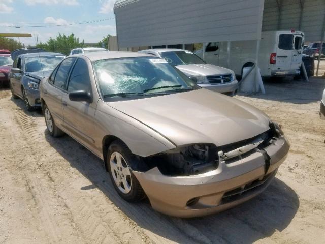 1G1JF52F637357298 - 2003 CHEVROLET CAVALIER L GOLD photo 1