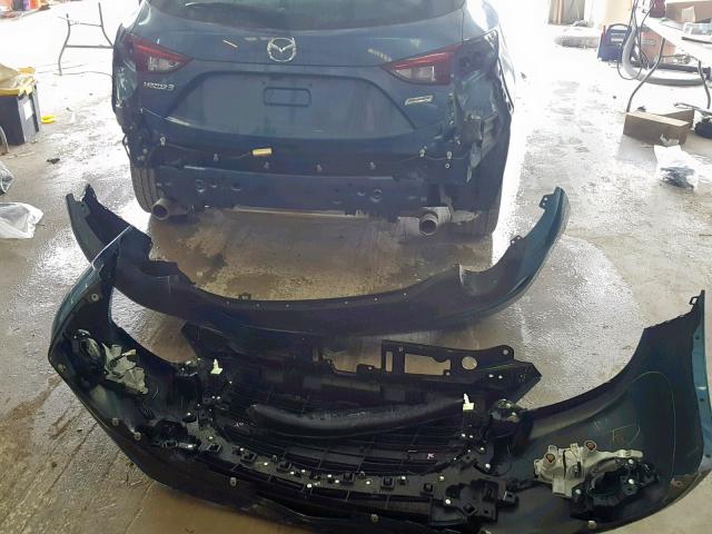 3MZBN1L37JM214386 - 2018 MAZDA 3 TOURING BLUE photo 9