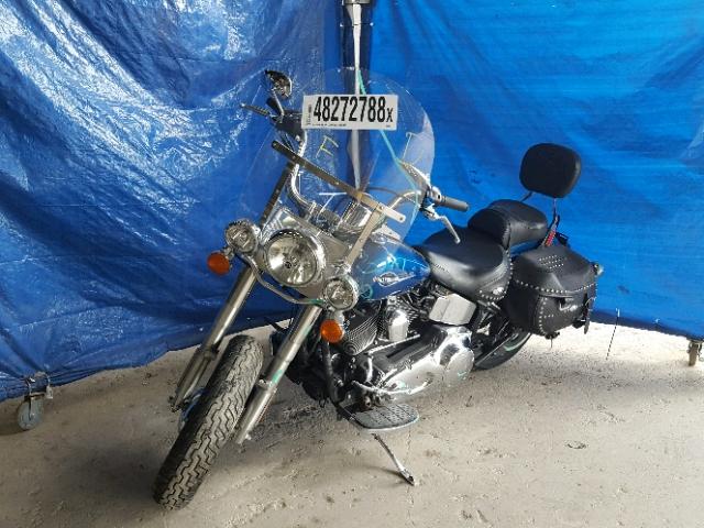 1HD1BWB135Y050003 - 2005 HARLEY-DAVIDSON FLSTCI BLUE photo 2