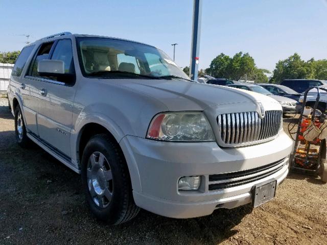 5LMFU27536LJ23609 - 2006 LINCOLN NAVIGATOR WHITE photo 1