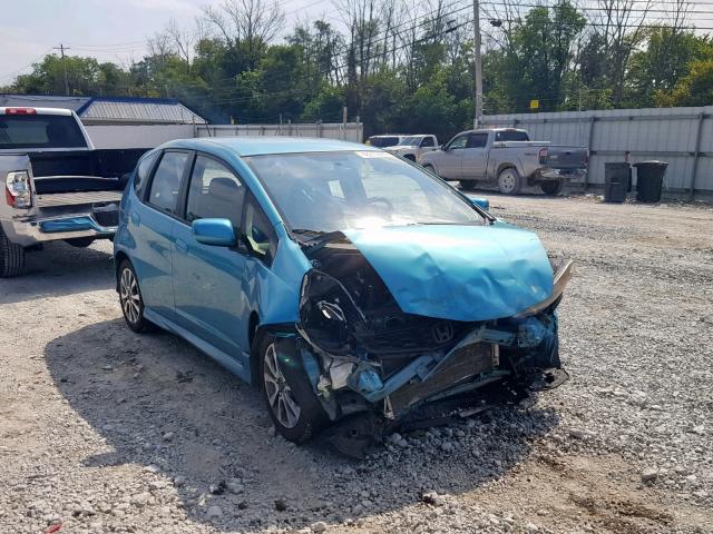 JHMGE8H52DC034796 - 2013 HONDA FIT SPORT TEAL photo 1