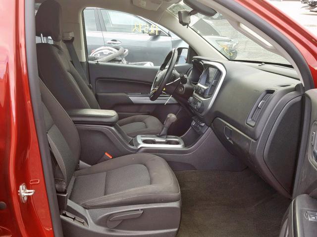 1GCGTCEN6H1214640 - 2017 CHEVROLET COLORADO L MAROON photo 5