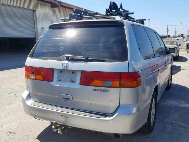 5FNRL18953B117750 - 2003 HONDA ODYSSEY EX BLUE photo 4