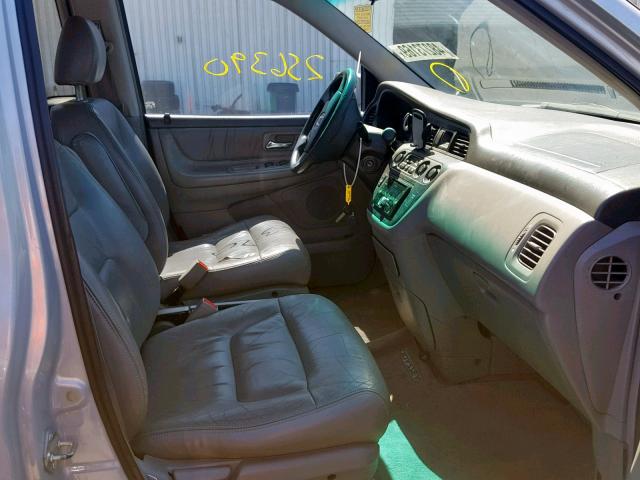 5FNRL18953B117750 - 2003 HONDA ODYSSEY EX BLUE photo 5