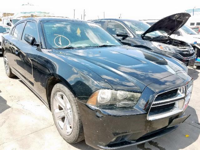 2C3CDXHG4DH502737 - 2013 DODGE CHARGER SX BLACK photo 1