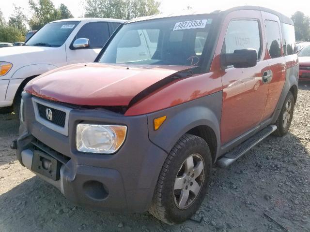 5J6YH28583L018024 - 2003 HONDA ELEMENT EX ORANGE photo 2