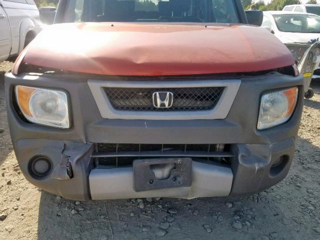 5J6YH28583L018024 - 2003 HONDA ELEMENT EX ORANGE photo 9