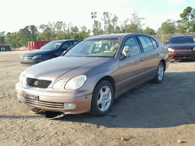 JT8BD68S8Y0086349 - 2000 LEXUS GS 300 GOLD photo 2